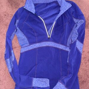 lululemon athletica Blue and Purple Women's Sweater
